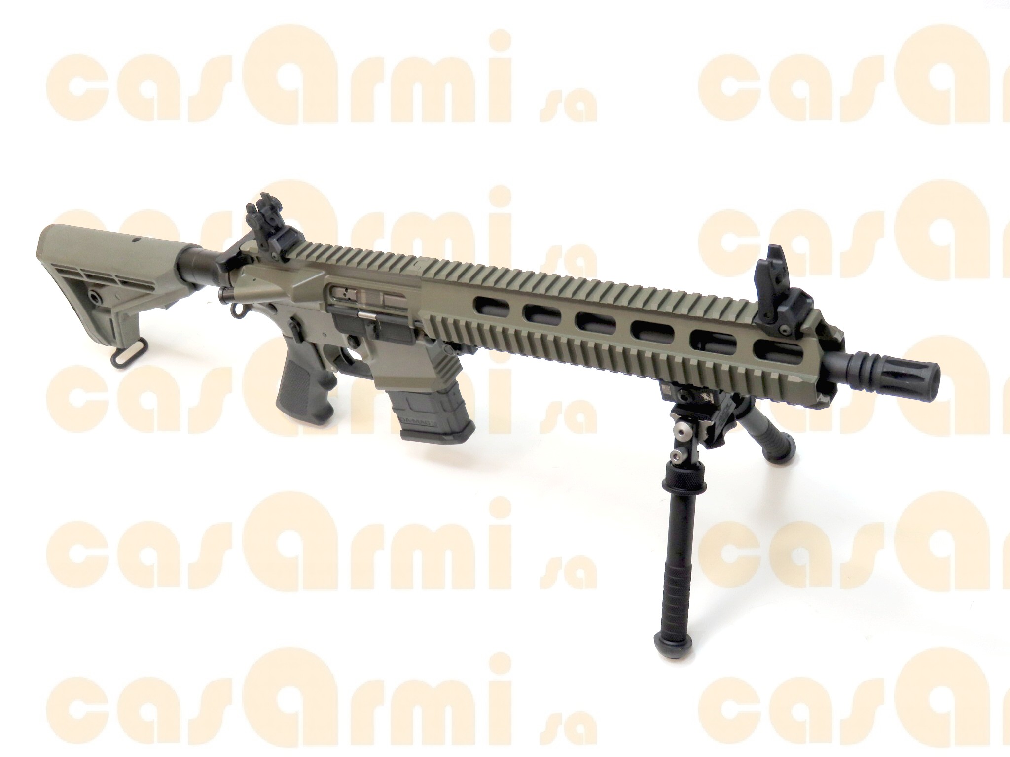 Haenel Suhl mod. CR223, con bipiede e valigetta .223 Remington